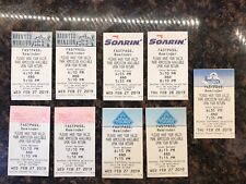 LOT OF 9 FASTPASS DISNEYLAND Haunted Mansion / Soarin / Star Tours / Small World picture
