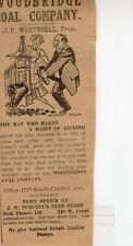 Antique Newspaper Advertising for Woodbridge Coal Co. Paris, IL Newspapers picture