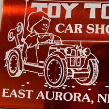 Vintage 1989 Toy Town Antique Car Show Meet East Aurora New York Plaque picture