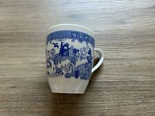 Vintage Calamityware Don Moyer Blue & White 12 oz. Mug Made in Poland picture