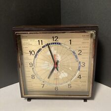 LINDEN Vintage GMT World Desk/Shelf Clock Works picture