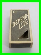 Early 1930's Vintage Austrian Depend-Lite Petrol Lighter Box - Box Only - HTF  picture