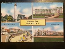 Vintage Postcard 1956 Greetings from Cape May New Jersey  picture