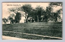 Greenville PA-Pennsylvania, Daily Hall, Antique Vintage Souvenir Postcard picture