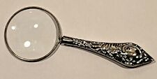 Magnifying Glass Vintage/Antique Silver Tone Ornate Magnifying Glass Nice picture