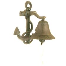 Anchor Bell Metal Hanging Wall Decor 7.5