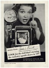 1959 PAPER AD Constance Bannister Baby Photographer Horsman Dolls Graflex Camera picture