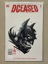 DCEASED 1 BATMAN Sketch by Ken Haeser Remarked & Signed Dynamic Forces COA picture