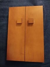 Vintage Slicette Cutlery &  Wood Wall Cabinet  picture