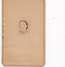 Vintage Beautiful Young Woman Cabinet Card Photograph 2.5x4