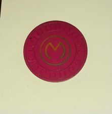 Antique Corky McCorquodale Texas Hold'em Robstown Illegal Circle M Poker Chip picture