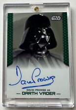 2015 Star Wars Chrome Perspectives Autograph Card Darth Vader David Prowse Auto picture