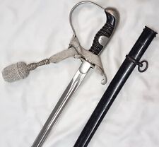 WW1 WW2 German Army NCO officer’s sword by F W Holler of Solingen & sword knot picture
