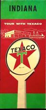 1959 TEXACO INDIANA ROAD MAP FOR LOUISIANA ROAD MAP picture