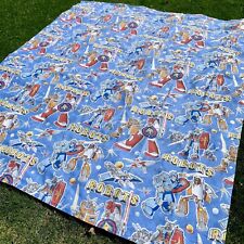 RARE - Vintage “Robots” Gundam Full Size Bed Sheet - From “BIG” w/ Tom Hanks picture