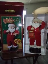 Vtg '98 Jingle Bell Rock Santa Dancing Singing Retired NEW IN Open BOX  picture