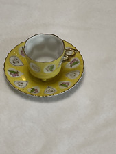 Ohashi Vintage Demitasse Cup & Saucer Set Hand Painted In Japan Tea Cup & Saucer picture