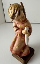 Goebel Hummel Heavenly Angel Candle Robe Stand Alone Tree Topper #755 1994 New picture