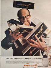 1959 Esquire Original Art Ad Advertisement SMIRNOFF VODKA Phil Silvers picture