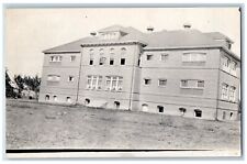 Pine Ridge Oregon OR Postcard RPPC Photo Government School Building c1910's picture