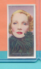 1936 CARRERAS LTD CIGARETTES FILM STARS #36 MARLENE DIETRICH TOBACCO CARD picture