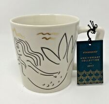 Starbucks Siren Mermaid Ceramic Coffee Mug 2017 Collection New In Box. 12oz. picture