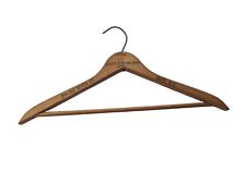 Antique Vtg Snappy Clothes Shop 290 River St. Troy, NY Advertising Wooden Hanger picture