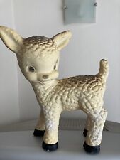 Vintage 1960s Lamb Toy. Used To Have Wheels. picture