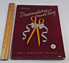 1948 MCCALL DRESSMAKING MADE EASY MANUAL SEWING SEAMSTRESS USA BOOK picture