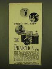 1953 Praktica FX Camera Ad - Subject Unlimited picture