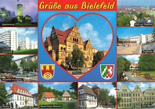 Postcard Germany Bielefeld Multiview Teutoburg Forest Europe Coat of Arms picture