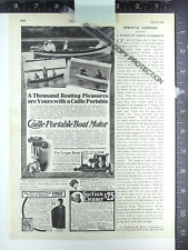 1914 ADVERTISING AD for Caille Perfection Boat Motor Co rowboat outboard inboard picture