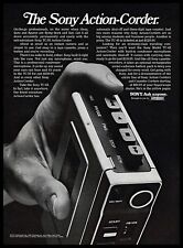 1974 Sony Vintage PRINT AD TC-55 Action-Corder Tape Recorder On-the-go B&W  picture