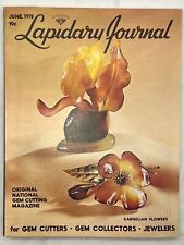 Lapidary Journal Magazine June 1978 Carnelian Flowers picture