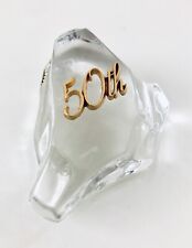 50 50th Fiftieth Birthday Anniversary Gerity Products 24 Carat Gold Electroplate picture
