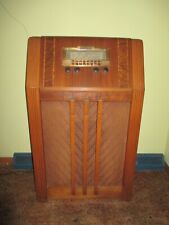 Vintage 1939 Philco 39-25 Shortwave Console Tube Floor Radio Light Sound Works picture
