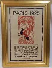 Paris 1925 Modern Decorative and Industrial Arts Expo Large Framed Canvas Art picture