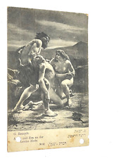Antique -'Adam and Eve find Abel Dead 'Biblical Stories Paintings PostCard (#66) picture