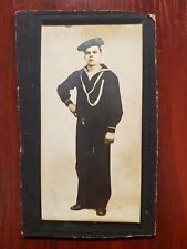 Antique Photo Mariner Man Sailor Seaman bluejacket  7.2mm×14.mm picture