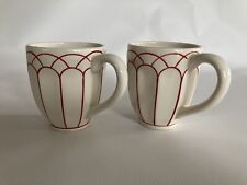 Country Living Red And White Mug Set picture