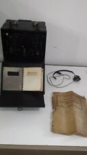 US WW2 1943 ZENITH TUBE FREQUENCY METER SCR-211-AC SCR-211-F BC-221-F w/Headset picture