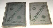 Vintage 1925-26 Fred Campbell Auto Supply Parts Catalog, Hardcover, + Price List picture