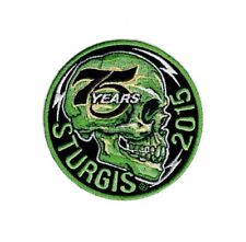 2015 Sturgis Rally 75th Anniversary Skull Patch  picture