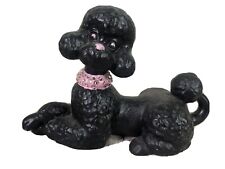 vtg 50's ceramic French Poodle dog mold sculptor mid century modern picture