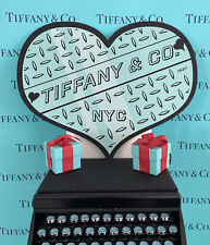 Tiffany&Co Heart Sign Display Storefront Window Advertising Prop Blue Black picture