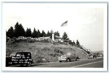 c1940's View Of Skyline Hogback Mt. Vermont VT Cars RPPC Photo Vintage Postcard picture