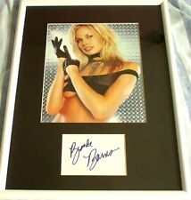 Brooke Burns autograph signed custom framed with sexy Maxim magazine photo picture