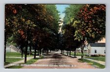 Bartlett NH-New Hampshire, Albany Avenue Railroad Square, Vintage Postcard picture