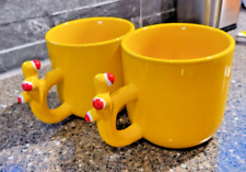 2014 Yellow Submarine 2pc Coffee Cup Set The Unemployed Philosophers Guild #1455 picture