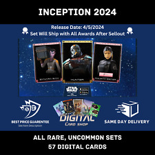 Topps Star Wars Card Trader INCEPTION 2024 Series 2 - ALL Rare Uncommon Sets 57 picture